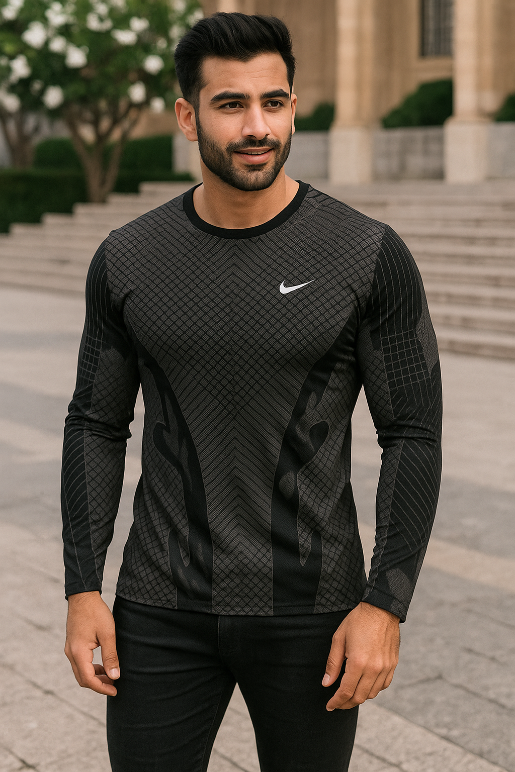 Taiwan Dri Fit Dot Knit Full Sleeve T-shirt