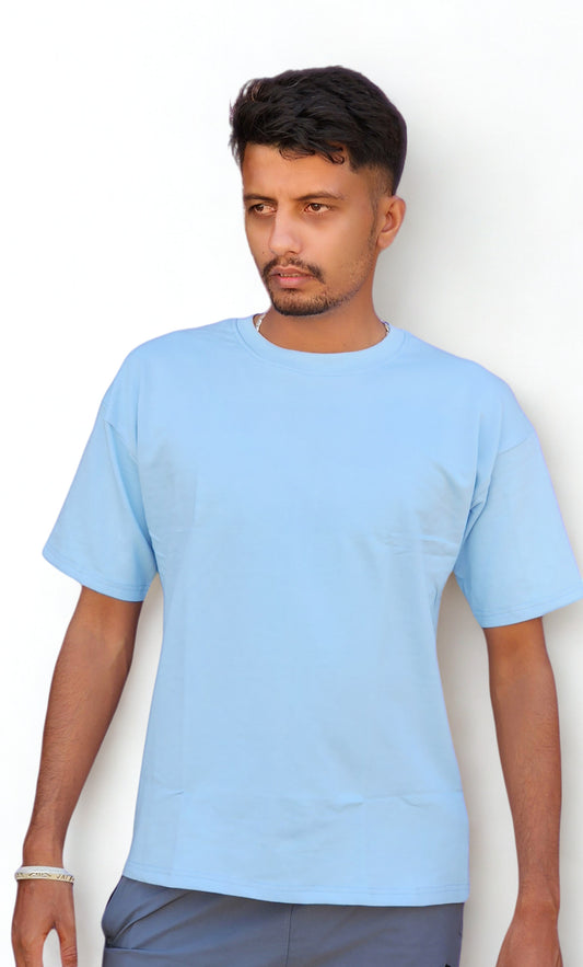 FRENCH TERRY COTTON TSHIRT