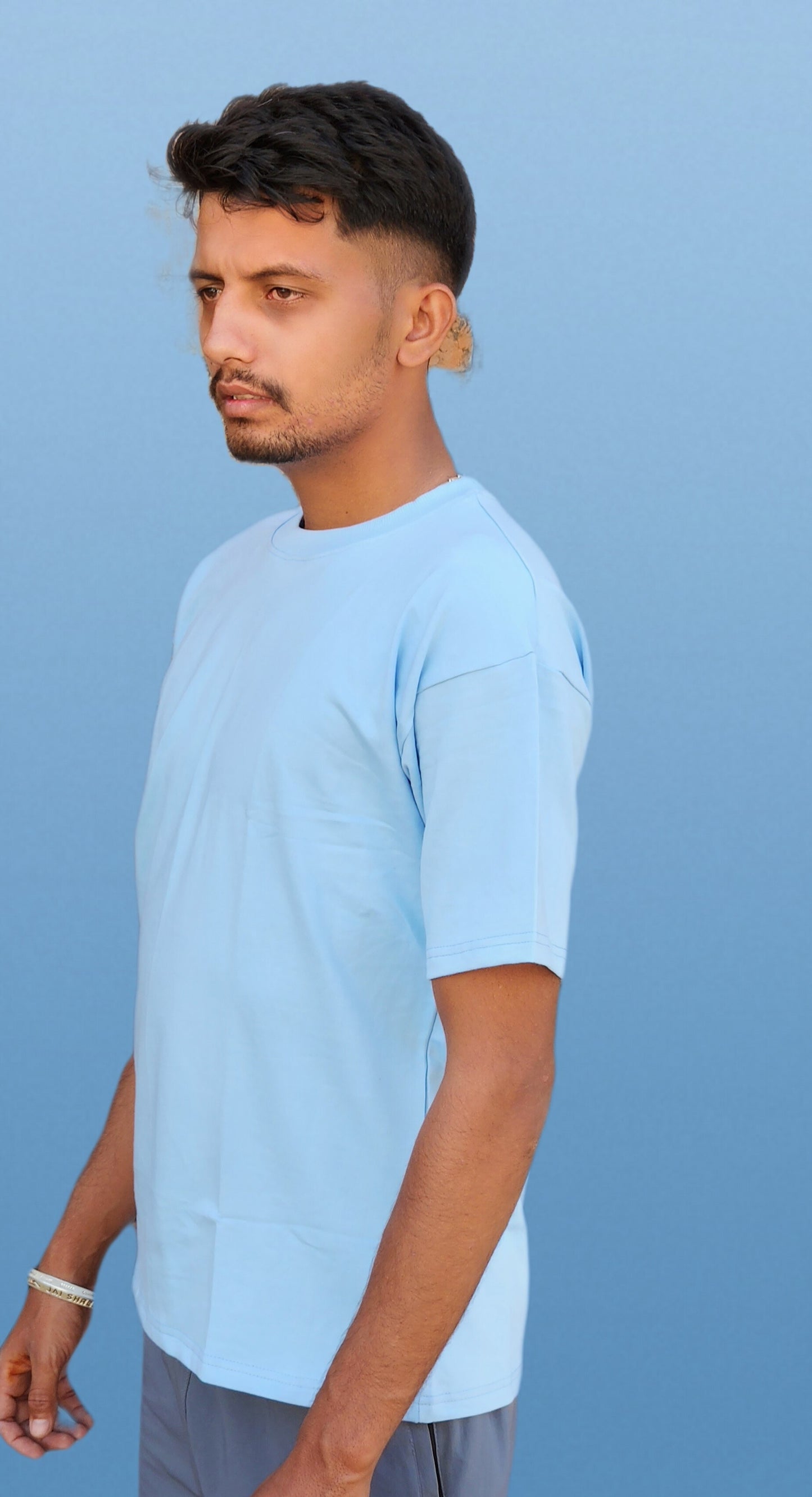 FRENCH TERRY COTTON TSHIRT