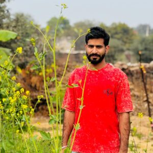 RED PREMIUM COTTON PRINTED TSHIRT